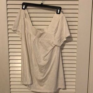 J Crew square neck tee